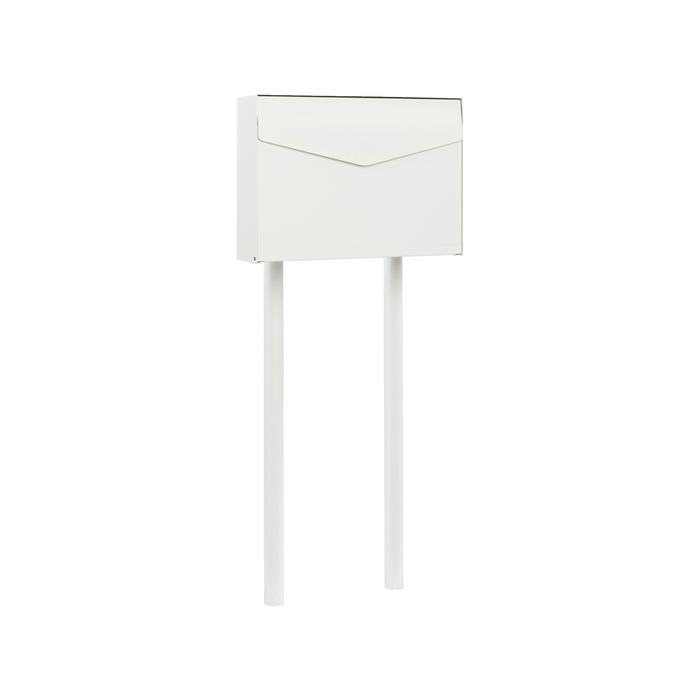MEFA postkasse Letter 112 hvid mat/blank